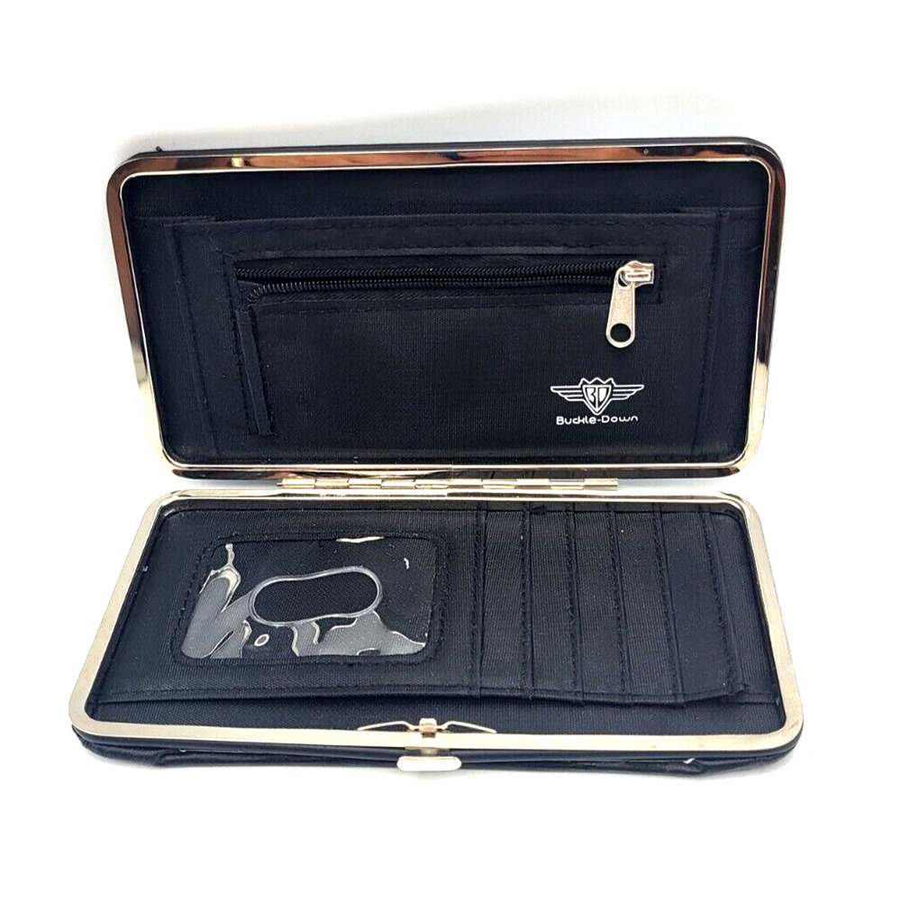 Buckle Down Nerdy Mickey Mouse Hinged Wallet Gray… - image 4